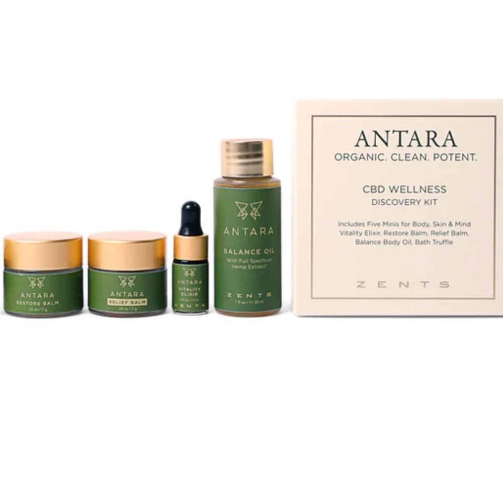 ZENTS CBD Wellness Skincare Set - Green